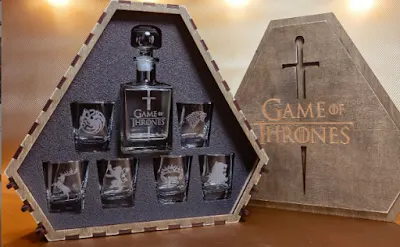 Game of Thrones Whiskey Glass Set Personalized Teacher Gifts
