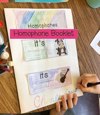 Homophone activities: printables