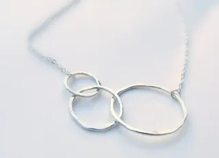 Sterling Silver Necklace for her, Gift Ideas for Women, New Teacher Gift Inexpensive Teacher Gift Idea, Holiday gift idea for teachers, Retirement gift idea
