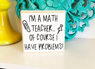 Math Teacher Classroom Decor, Teacher Gift Ideas, New Teacher Gift Inexpensive Teacher Gifts Ideas, Classroom Gift Idea