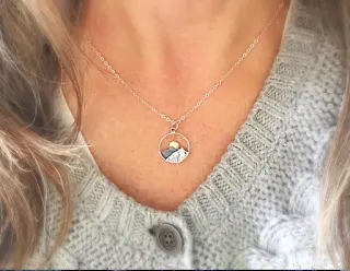 Mountain Necklace Best Teacher Gift Ideas